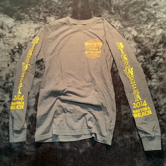 2024 Daytona Beach Bike Week Long Sleeve T-Shirt - Size Small - Picture 4 of 7